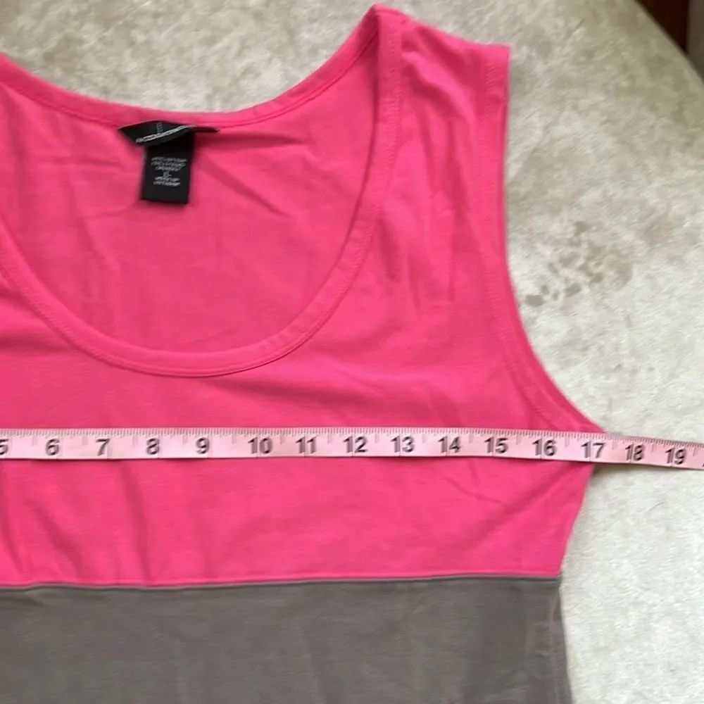 *Moda Intl* Sz L Cotton Spandex Bodycon Tank Dress EUC - Picture 6 of 7